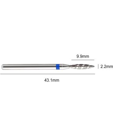 Professional Flame Diamond Carbide Cuticle Cleaning Drill Bit for Nails - 3/32 Efile Nail Art Tool 1PCS - Buy Online on GoSupps.com