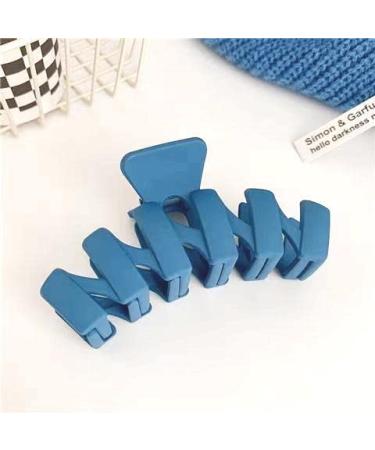 YOOOYOOO Blue Hair Claw Clips - Lightweight Big Strong Hold for All Hair Types - 90's Vintage Jaw Clips for Women & Girls - Includes Organza Storage Bag - Buy Online on GoSupps.com