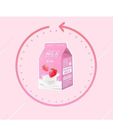 A'PIEU APIEU Strawberry Milk OnePack Mask Sheet Mask Korea Cosmetica 1 stuk - Buy Online on GoSupps.com