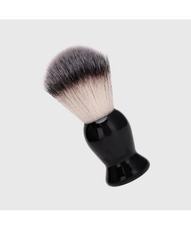 Patkaw Men's Shaving Brush - Plastic Hairdressing Salon Brush with Stand | Wet Shave Security Tool | Perfect Gift for Husbands & Fathers - Black - Buy Online on GoSupps.com
