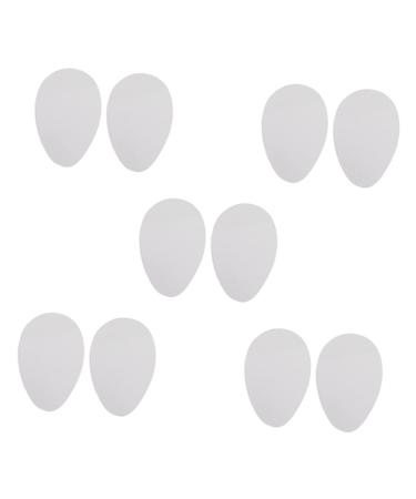 Healvian 5 Pairs Shoe Pads for High Heels Transparent Stickers Shoes Protector Sole Grips Stick Shoe Sole Protector Skid Proof Sole Stick High Heel Stickers Anti- Stickers Shoes Pads