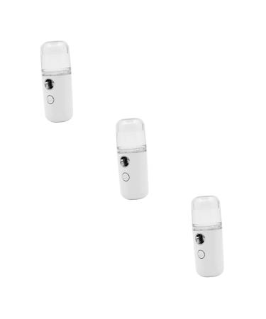 DRESSOOS 3 Pcs Spray Humidifier Portable Umidificador De Ar Skin Care Sprayer Skin Care Tools Lash Tool White