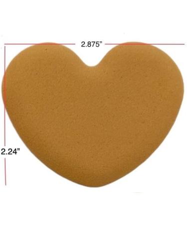 Ball-of-Foot Heart Cushions (Black) - Ultimate Comfort for International Shipping | Shop Now - Buy Online on GoSupps.com
