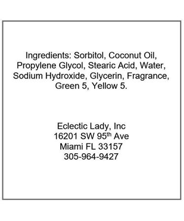 Buy Green Clover and Aloe Glycerin Soap - Eclectic Lady 4 oz Bar | Natural Moisturizing Soap for All Skin Types - International Shipping Available - Buy Online on GoSupps.com