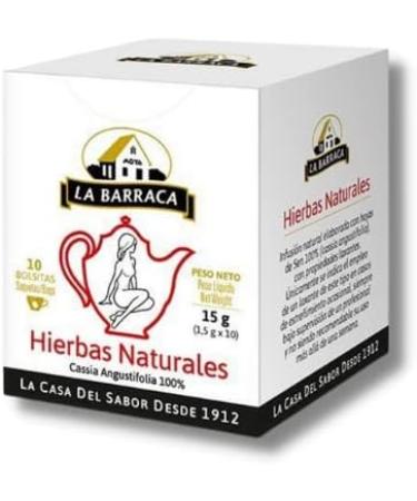  LA BARRACA La Barraca Infusion 8 units x 10 envelopes (80 envelopes) Cassia Angustifolia Envelopes - Natural Herbal Infusions - Buy Online on GoSupps.com