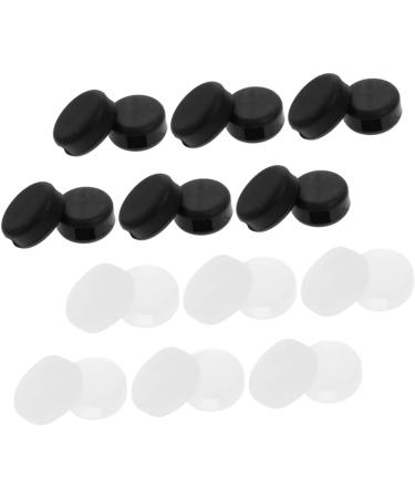 Lurrose 24 Pairs Silicone Glasses Accessories - Clear & Colored Ear Holders Rubber Glasses Handles (1.4x0.6cm) - International Shipping Available - Buy Online on GoSupps.com