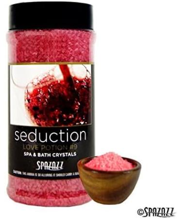 Spazazz SPZ-505 Set The Mood Crystals 17oz Love Potion No.9 Seduction - Bath Minerals Container - Buy Online on GoSupps.com