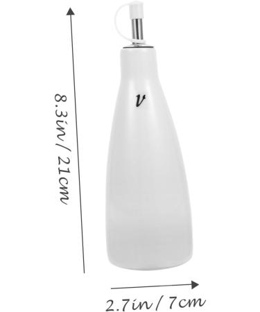 Zerodeko Kitchen Pantry Storage 2pcs Ceramic Oil Vinegar Pot Spice Bottle Pp Simple White Kitchen Storage Pantry - Buy Online on GoSupps.com