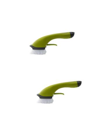 SOLUSTRE 2 Pack Kitchen Cleaning Brushes Cup Cleaner Brush Water Spray Cleaning Brush Pot and Pan Cleaning Brush