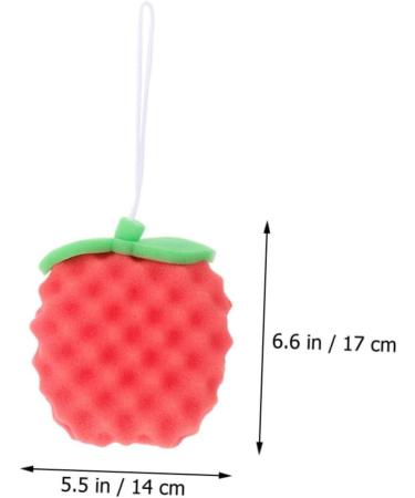 FRCOLOR Body Sponge Bath Sponge exfoliating Pads Sponge Newborn Bath loofah Bath sponges Bath sponges for Shower Body wash Soft Bath Sponge Brush Child Kids Bath Scrubbers 17x14x4.5cm - Buy Online on GoSupps.com