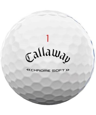 Callaway Golf 2022 Chrome Soft Golf Balls Triple Track White - Buy Online on GoSupps.com