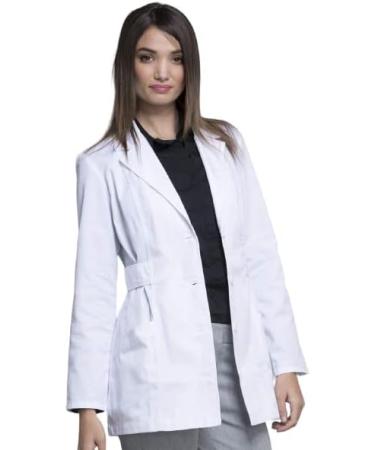 Cherokee 30 Twill Lab Coat for Women 2316 - X-Large White | Consultation Coat - Buy Online on GoSupps.com
