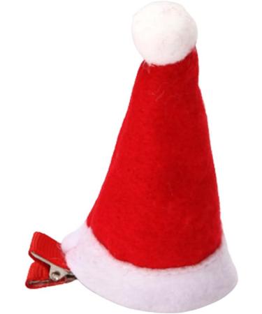 MinnowXY Christmas Hair Clip Hat Santa Hat Duckbill Clips Hat Hair Barrettes Holiday Hair Accessories - Buy Online on GoSupps.com