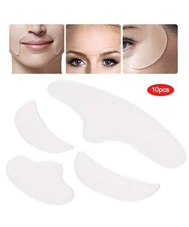 4PCS Anti-Aging Silicone Patches | Skin Tightening Forehead & Eye Pads | Washable Anti-Fold Face & Chin Treatment for Fine Lines - Buy Online on GoSupps.com