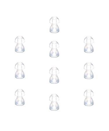 JIAHAO 10 Small Soft Replacement Mushroom Eartips Domes for Siemens BTE Hearing Aids