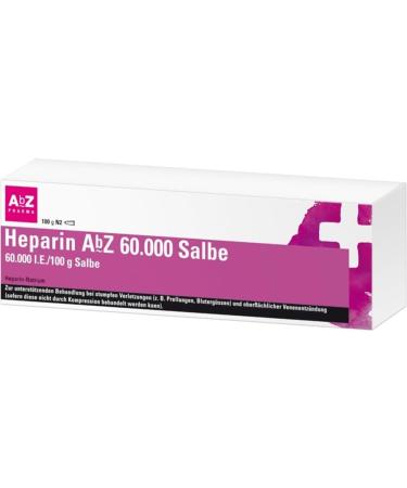 Heparin ABF 60 000 Ointment | 100g - Relief for Bruises Swelling & Vein Inflammation - Fast International Shipping - Buy Online on GoSupps.com