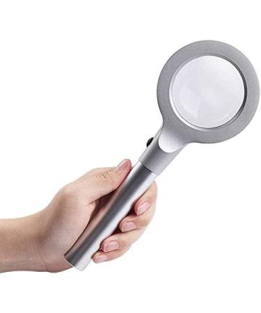 Magnifying Glasses Educational Hobby Magnifiers Handheld Magnifier Hd Old Man Reading Led Lighted Portable Optical Glass High Magnification Mirror Comfortable Anniversary - Buy Online on GoSupps.com