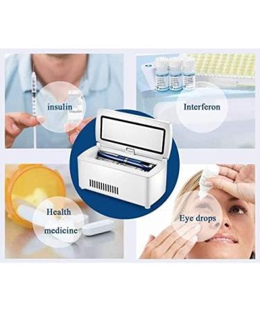 USB Medicine Refrigerator And Insulin Cooler Travel Case For Home Car 2-8 Thermostat Drug Reefer Diabetic Medication Organizer LCD Display Mini Fridge Single Battery Constructive23 - Buy Online on GoSupps.com