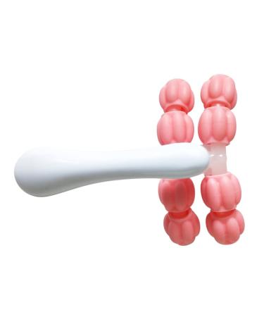 Lalafina 1stk massage roller back massage tick massage device with back roller Hand -held muscle roller Masajeador de Pies leg roller massager fitness handy foam roll plastic