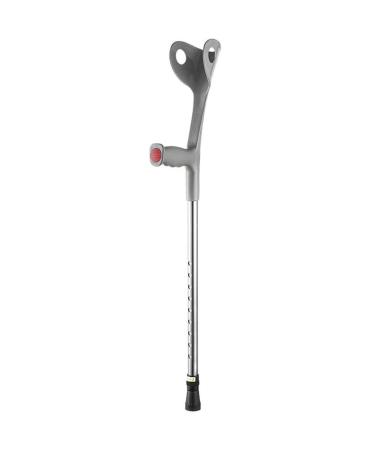 MidiLi Forearm Crutches Lightweight Height Adjustable Arm Cuff Crutch Ergonomic Design Comfortable on Wrist Non Skid Adult Walking Crutches for Standard and Tall Adults