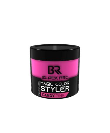 Black Red Collection Magic Color Styler Hair Wax 100ml (CANDY PINK)