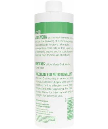 Systemic Formulas AO Aloe Vera 16 Fl Oz BioExtract 200 - Concentrated Aloe Vera Extract for Internal & External Use - Buy Online on GoSupps.com
