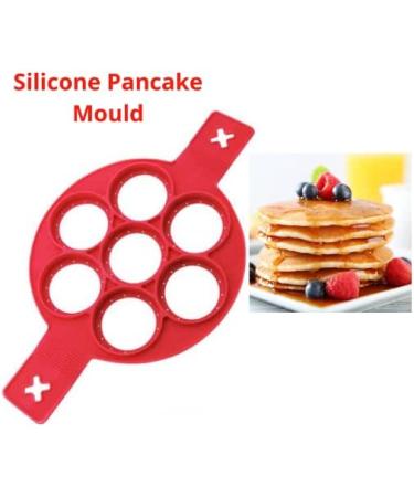 Silicone Pancakes Mould Maker Nonstick Perfect Egg Ring Omelette Cooker Pan Flip Active - Buy Online on GoSupps.com