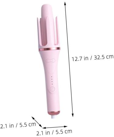 WOONEKY Fully Automatic Hair Curling Iron Hair Rollers Curler Curling Wand Crimper Hair Tool Pink Abs - Buy Online on GoSupps.com