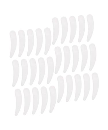 Angoily 100pcs Mask Scoop Cream Scoop Skin Care Face Mask Mixing Spoons Face Cream Spoons Makeup Spoons Spatula Eye Cream Stick Face Beauty Scoop Pp Mini White Skin Care Products 5.50X1.50X0.10CM White