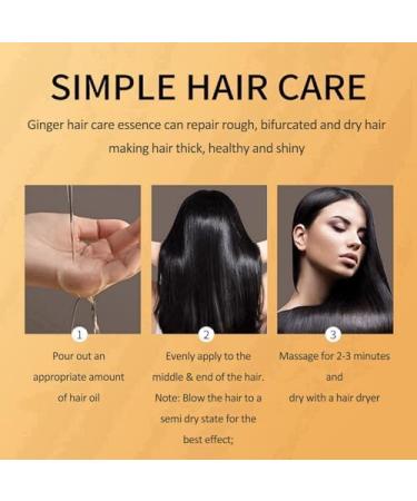 SADOER Ginger Hair Growth Oil - Plant-Powered Serum for Stronger Thicker Hair | Anti-Hair Loss Solution for Women & Men (3 Pack - Buy Online on GoSupps.com