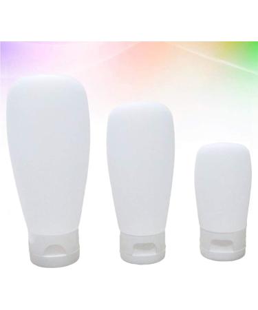 Shop Minkissy 3-Piece Silicone Travel Bottle Set | Empty Makeup & Cosmetic Atomizers | 30ml 60ml 100ml for Lotion Shampoo & Liquid Soap - Perfect for International Travel - Buy Online on GoSupps.com
