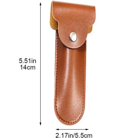 Travel Razor Shell - Eriction Protective Cover for Safety Razors | Durable Leather Storage Locker for Men - Buy Online on GoSupps.com