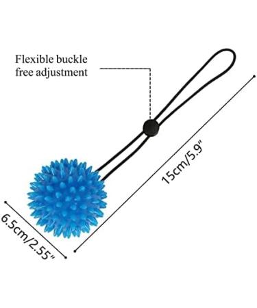 Adjustable Hand Balls for Exercise & Therapy (2 Pack) - Prevent Falling with Wrist Strap - 2 Resistance Levels for Stress Relief & Pain Relief - Kids, Elderly & Adults - Buy Online on GoSupps.com