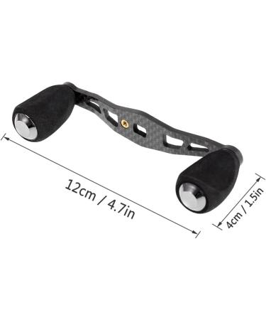 Lixada Carbon Fishing Reel Handle - Baitcasting Trolling Reel Crank Accessory | Ultralight Handle with Converter | Left/Right Compatibility - Buy Online on GoSupps.com