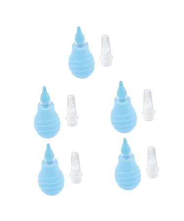Toddmomy 5pcs Nose Aspirator for Nose Vacuum Nose Cleaner Nasal Aspirator for Baby Nose Sucker for Baby Nursing Cleaner Baby Cleaner Cleaner Detergent Care 8.6x4.2cmx5pcs