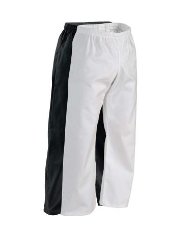 Top Quality Deluxe 7oz Student Middleweight Martial Arts/Karate Pants Black 7
