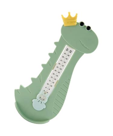 Kisangel Shoe Sizer Measuring Devices Kids Foot Measurement Device Shoe Feet Measuring Ruler for Boys Girls Light Green Dinosaur Design