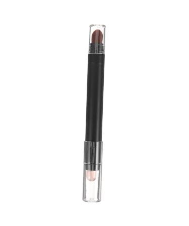 Gogogmee End Ends Application Female Brush Stick Dual Women Pen Precision Shadow Eye Makeup 1 count (Pack of 1) Light Brown