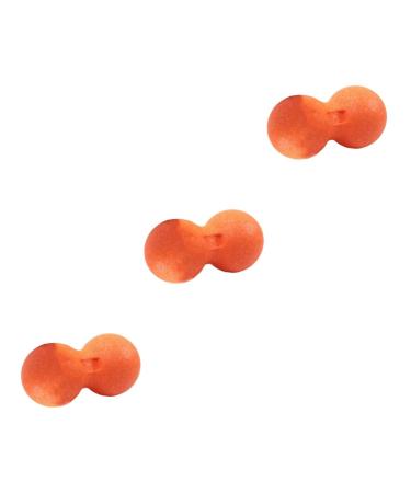 Beaupretty 3 STK peanut massage ball Massage Hand exercise balls Rolling ball Massage fitness ball gymnastics ball peanuts ice hockey double-lacrosse-mobility ball massage device yoga massage bug sport ball