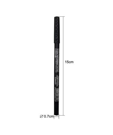 Xiahium Gel EyeLiner - Long Lasting Matte Shimmer Waterproof Cat Eye Makeup Pencil in A01-Black - Buy Online on GoSupps.com