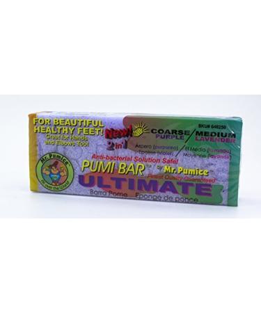 Mr. Pumice Ultimate Pumi Bar (4 Pack): 2-in-1 Callus Remover, Pedicure Stone & Ped File Scrubber for Smooth Feet and Heels, Dual-Grit (Medium + Coarse) - Buy Online on GoSupps.com