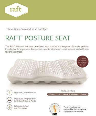 BackJoy Comfort Seat Cushion - White - Buy Online on GoSupps.com
