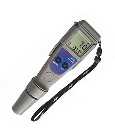 pH Meter ADWA AD11 incl. temperature measurement and calibration solution