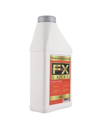 Liquid Latex Fashions | Ammonia-Free Natural Face Paint for Kids & Adults | 16 oz Red | Ideal for Artwork Parties Cosplays & Concerts - Buy Online on GoSupps.com
