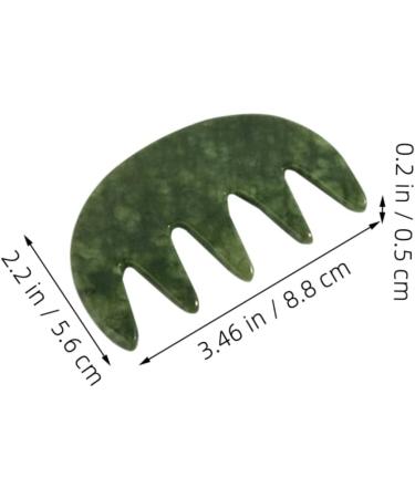 Collbath Jade Massage Comb | Handcrafted Tool for Scalp & Body Massage | Effective & Reliable Creative Massage Comb - Buy Online on GoSupps.com
