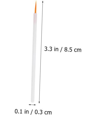 Housoutil 100pcs Disposable Eyeliner Brush Eyeliner Pencil Disposable Lipliner Brush Makeup Brush Applicator - Buy Online on GoSupps.com