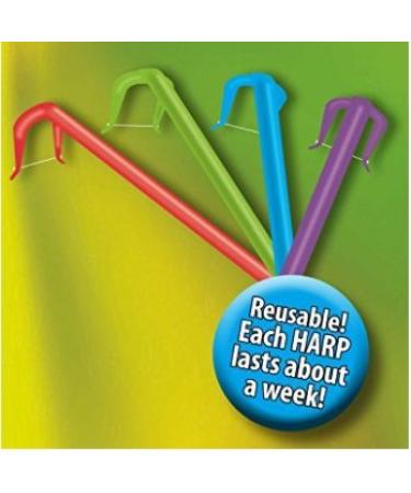 Buy Harp Orthodontic Reusable Flosser 4 Pack - Best Teeth Cleaning Solution for Braces | International Shipping Available - Buy Online on GoSupps.com