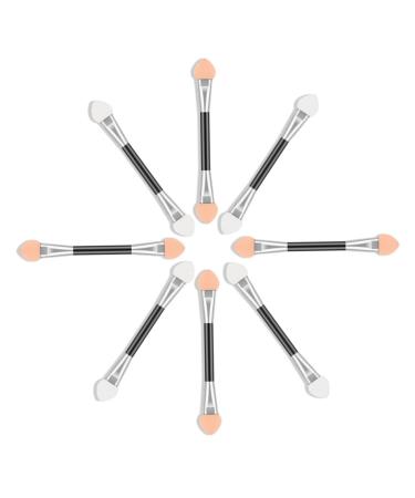 Mikinona 50pcs Eyeshadow Applicator Eyeshadow Brush Sponge Dual Sided Eyeshadow Brush Eye Spoolie Brush