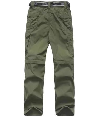 Anyanmoutn Boys' Outdoor Quick Dry Cargo Pants - Green | 18 Years - Buy Online on GoSupps.com