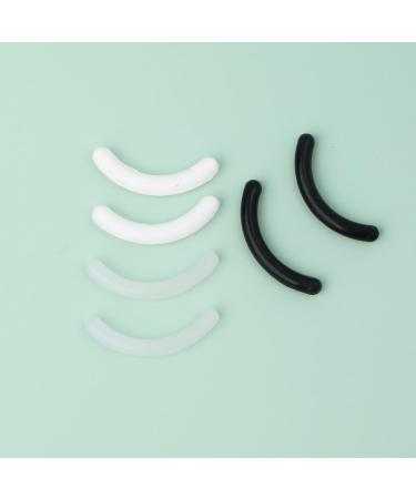 AUklOPVZZ 10pieces Curved Eyelash Curler Refills Reusable and Made with Silica Gel Eyelash Curler Replacement Refill Pads White - Buy Online on GoSupps.com